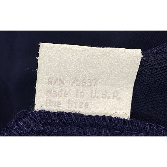 Vtg BRYAN EMERSON Women Velvet Cardigan OS Blue Button Front Event Casual 93-10 - Picture 4 of 9